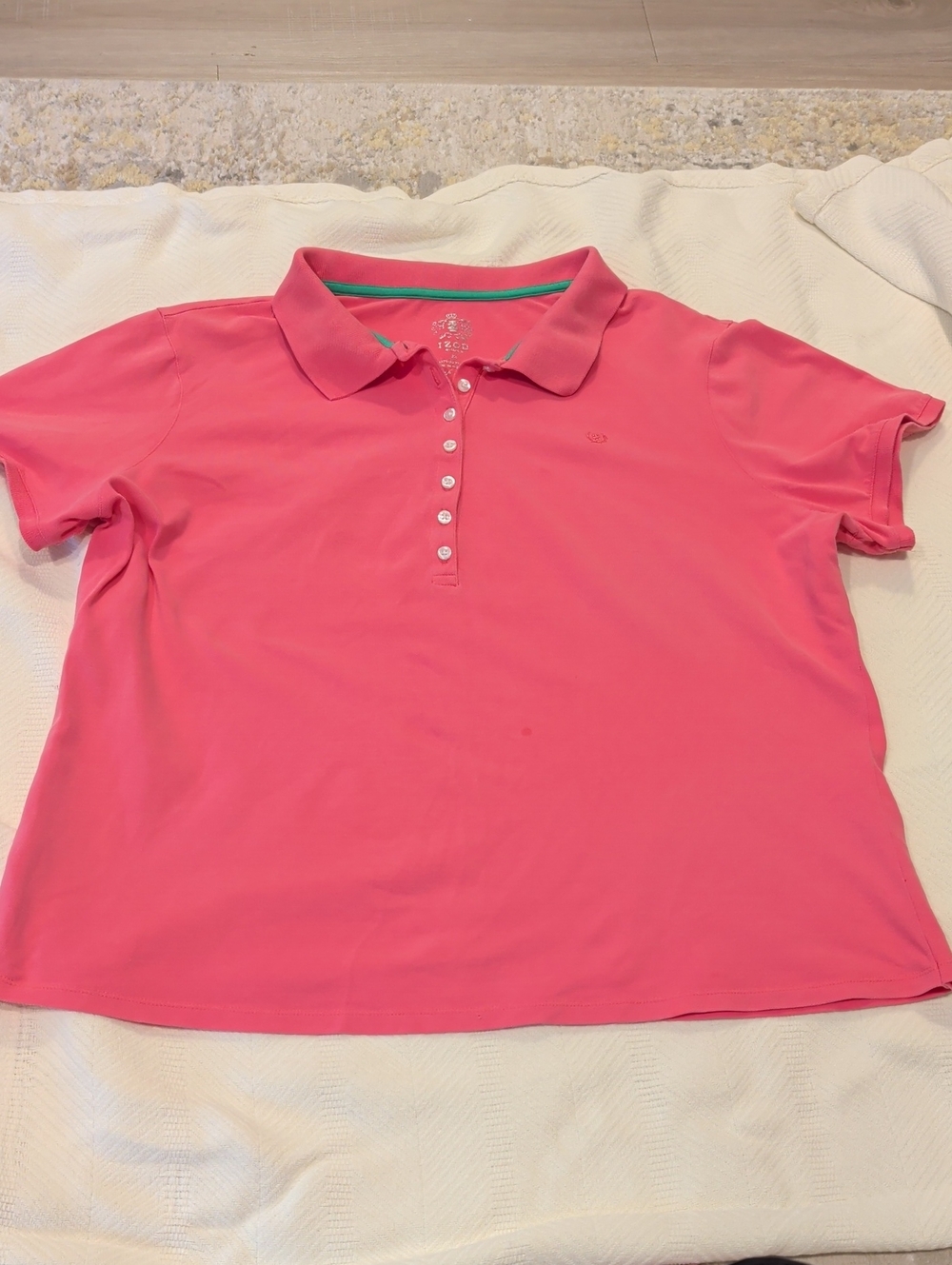 IZOD Vintage 2X Rare Women's Pink Polo Shirt - Classic Short Sleeve